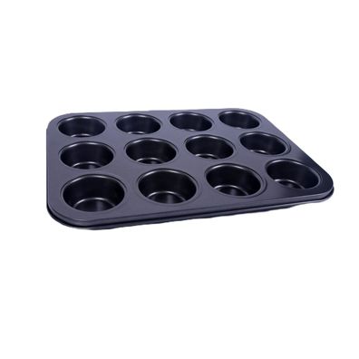 12x 12er Muffin-Backblech antihaftbeschichtet Muffins backen 144 Muffins