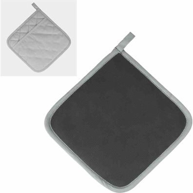 Topflappen 22 cm antislip Baumwolle/Kautschuk