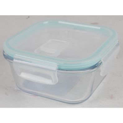 12x Glas-Frischhaltedose Boxen mit Deckel Gefäße 520ml mit Dampfventil Küche