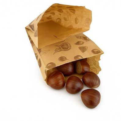 Maroni Tüten mit Doppelfach aus Papier praktisch und umweltfreundlich