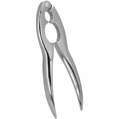 Nussknacker "Krokki" Aluminium verchromt