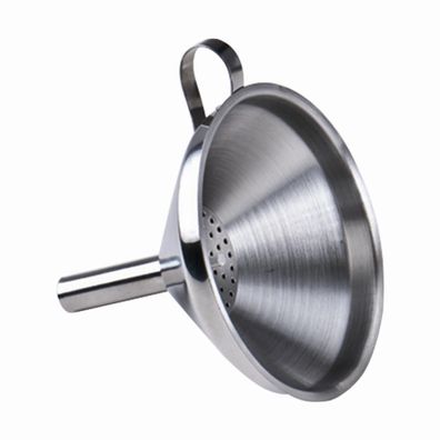 Flaschen- und Einmachtrichter mit Sieb Edelstahl rostfrei 18/10