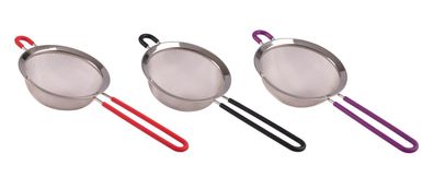 Edelstahl-Sieb 14cm Küchensieb Abtropfsieb Teesieb Mehlsieb Nudelsieb