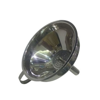 Trichter 13cm aus Edelstahl mit Sieb Einfüllhilfe Flaschentrichter Fülltrichter