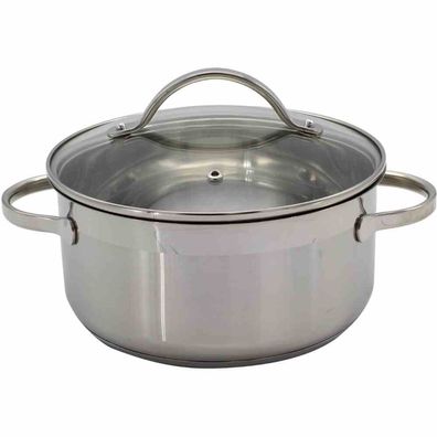 Bratentopf 2,5l Kochtopf Kochen Kochutensilien Küchen Braten Topf Mahlzeit Essen