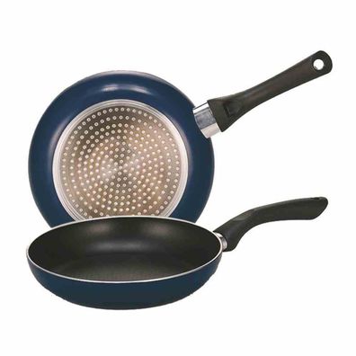 Pfanne "Troja" 28 cm blau Aluminium, induktionsgeeignet