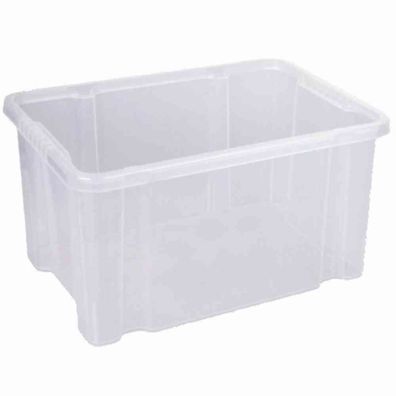 Drehstapelbox 27 l transparent 44,5 x 35 x 24 cm