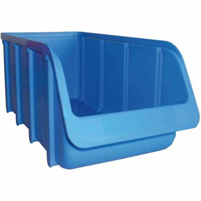 Sichtbox PP Größe 3L Farbe: blau, 315/285x145x125mm