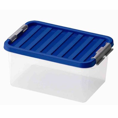 Systembox 8 l, 34 x 23 x 16 cm mit Deckel, farblich sortiert