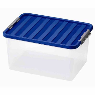 Systembox 38 l, 52 x 36 x 26 cm mit Deckel, farblich sortiert