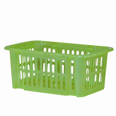 Dreh-Stapelkorb 30 x 19 x 12,5 cm Kunststoff, sortierte Farben