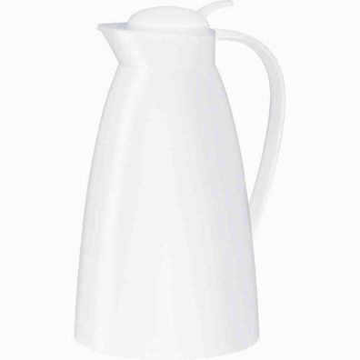 Isolierkanne "Eco" 1,0 l weiß mit Einhand-Ausgießtaste