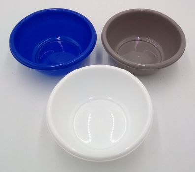 Schüssel rund 20cm 1,2 L aus Kunststoff Küchenschüssel Rührschüssel Teigschüssel