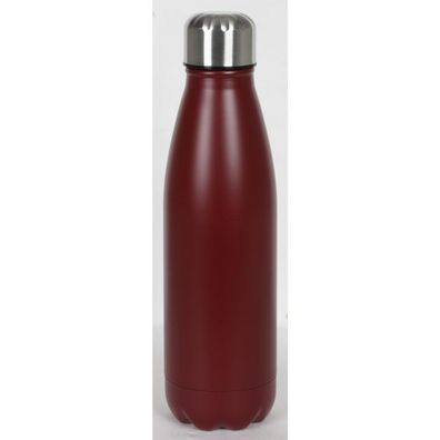 12 Stück Isolierflaschen 0,5L aus Edelstahl doppelwandig 500ml auslaufsicher