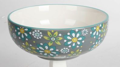 Keramik-Schüssel 22cm Servierschüssel Salatschüssel Suppenschüssel Schüssel Deko