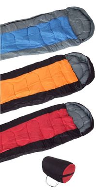 Schlafsack mit Tasche Mumienschlafsack Deckenschlafsack Camping Zelten Outdoor