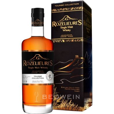 Rozelieures Tourbé Collection 0,7 l - Single Malt Whisky aus Frankreich
