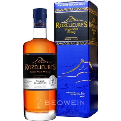 Rozelieures Origine Collection 0,7 l - Single Malt Whisky aus Frankreich