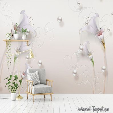 Vlies Fototapete Wandtapete Wandbilder Schmuck Lilie Blume Moderne 2013