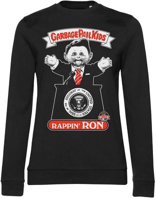 Garbage Pail Kids Rappin' Ron Girly Sweatshirt Damen Black