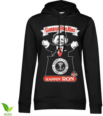Garbage Pail Kids Rappin' Ron Girls Hoodie Damen Black