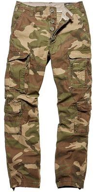 Vintage Industries Cargohose Pack Pants Woodland