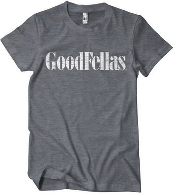 Goodfellas Cracked Logo T-Shirt Dark-Heather