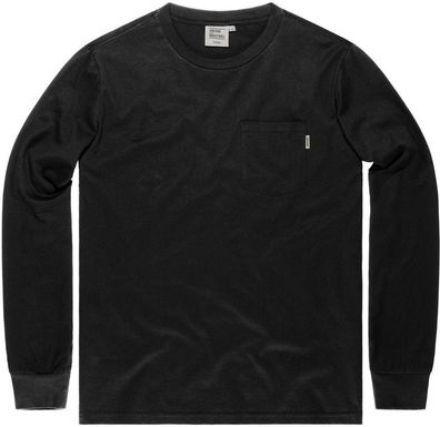 Vintage Industries Longsleeve Grant Pocket T-Shirt Long Sleeve Black