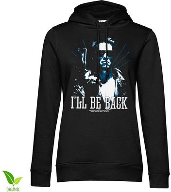 Terminator I'Ll Be Back - Duotone Girls Damen Hoodie Black