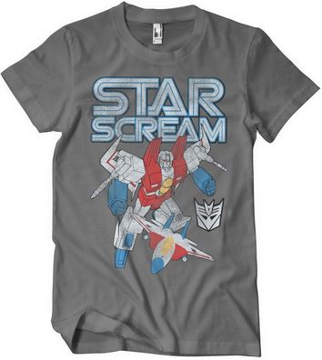 Transformers Starscream Washed T-Shirt Darkgrey
