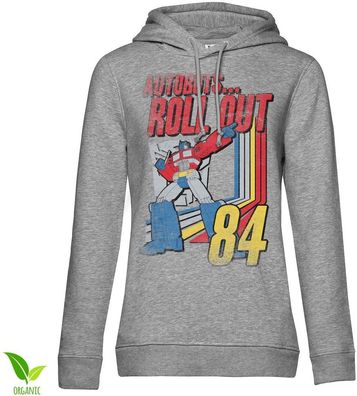Transformers Autobots - Roll Out Girls Damen Hoodie Heathergrey