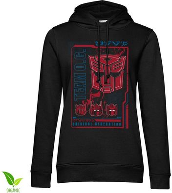 Transformers Autobots Original Generation Girls Damen Hoodie Black