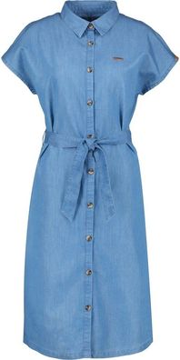 Alife &amp; Kickin Damen Sommerkleid MaeveAK DNM A Shirt Dress Light Denim Washed