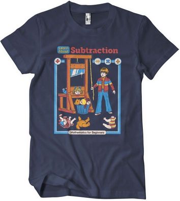 Steven Rhodes Learn About Subtraction T-Shirt Navy