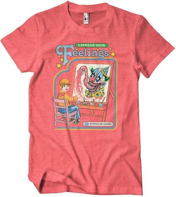Steven Rhodes Express Your Feelings T-Shirt Red/Heather