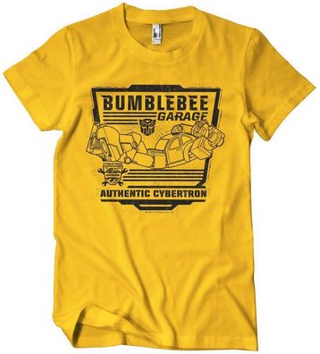 Transformers Bumblebee Garage T-Shirt Gold
