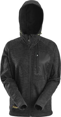 Snickers Damen Fleecepullover FlexiWork Damen Fleece Hoodie Schwarz