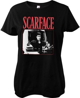 Scarface Tony Montana - The Power Girly Tee Damen T-Shirt Black