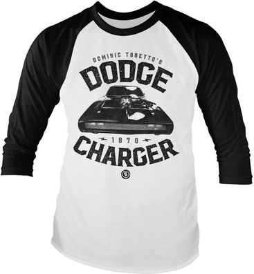 The Fast and the Furious Toretto'S US Car Charger Baseball Long Sleeve Tee