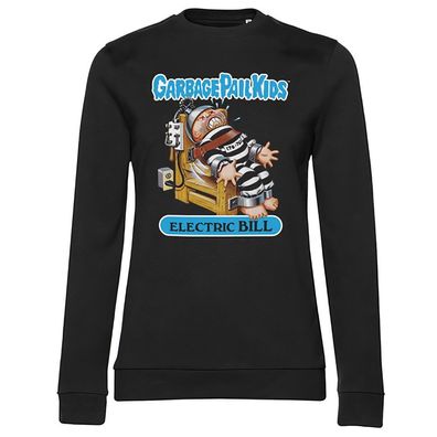Garbage Pail Kids Electric Bill Girly Damen Sweatshirt Black