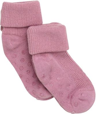 Minymo Kinder Baby Socken Baby rib sock w. ABS (2-pack)