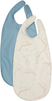 CeLaVi Kinder Lätzchen Long PU Bib 2-pack