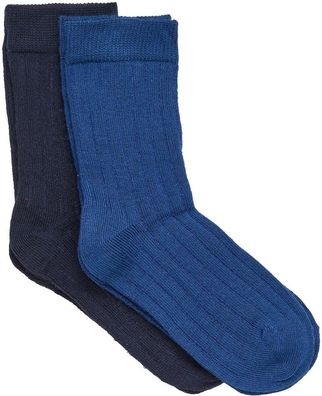 Minymo Kinder Socken Ankle sock-rib (2-pack)