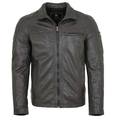 OTTO KERN- Herren Echtleder Lederjacke Lammnappa anthra