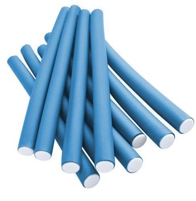 Gummi-Haarnadeln 1,3 x 24 cm 10 Stück blau