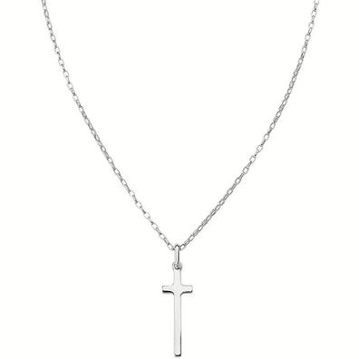 Original silver necklace Cross Clcrlib