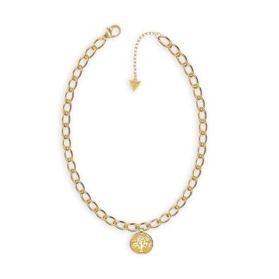 Stylish gold plated necklace Tree of Life Talismania JUBN01432JWYGT/U
