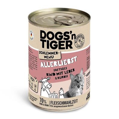 Dogs´n Tiger Katze Allerliebst 6 x 400g