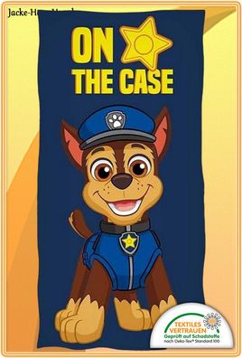 Paw Patrol Badetuch Saunatuch Handtuch Velourstuch Badestrola Gr. 70x140cm NEU