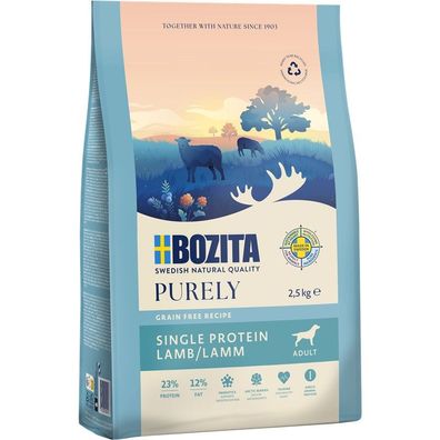 Bozita Purely Adult Lamm Singleprotein getreidefrei 2,5 kg